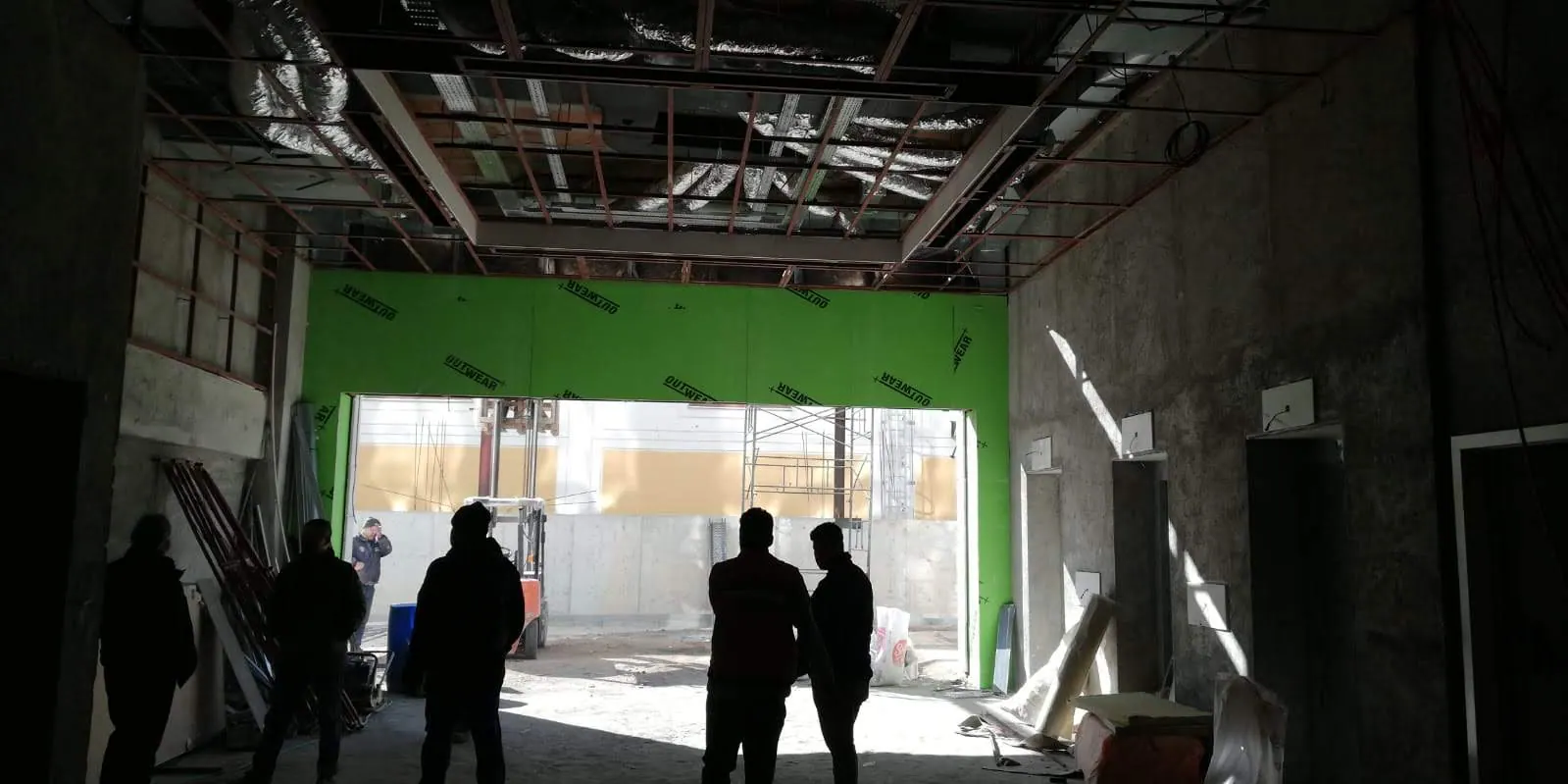 Site visits — lobby area