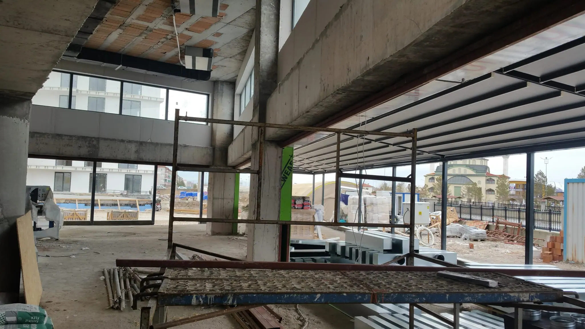 Site visits — restaurant area