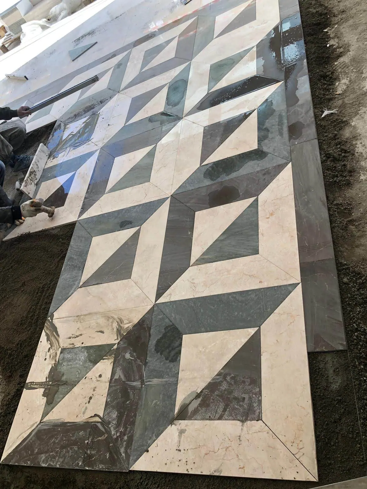 Marble applications on site
