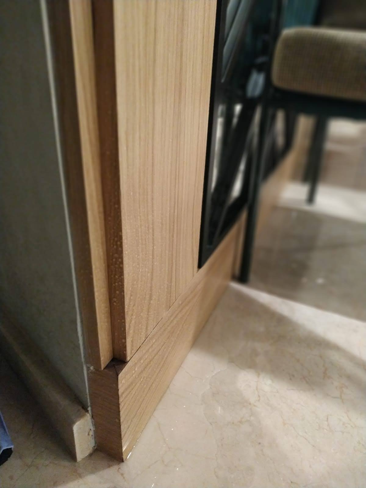 The water receded quickly