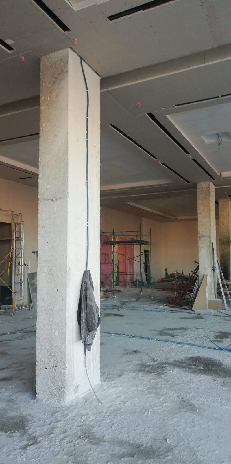 Ballroom during site visits