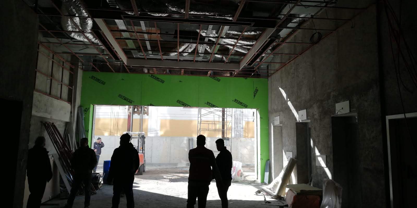 Site visits — lobby area