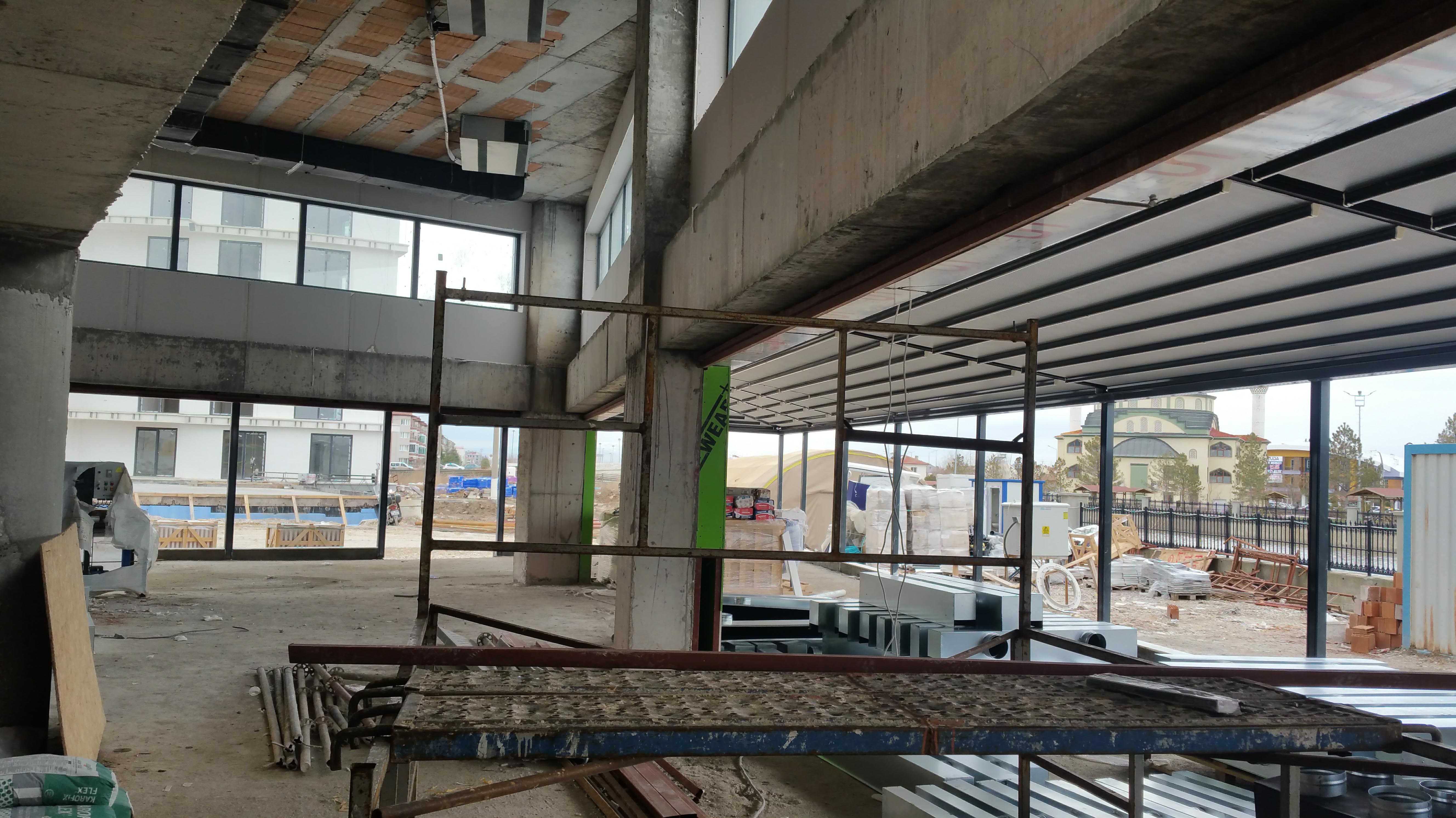 Site visits — restaurant area