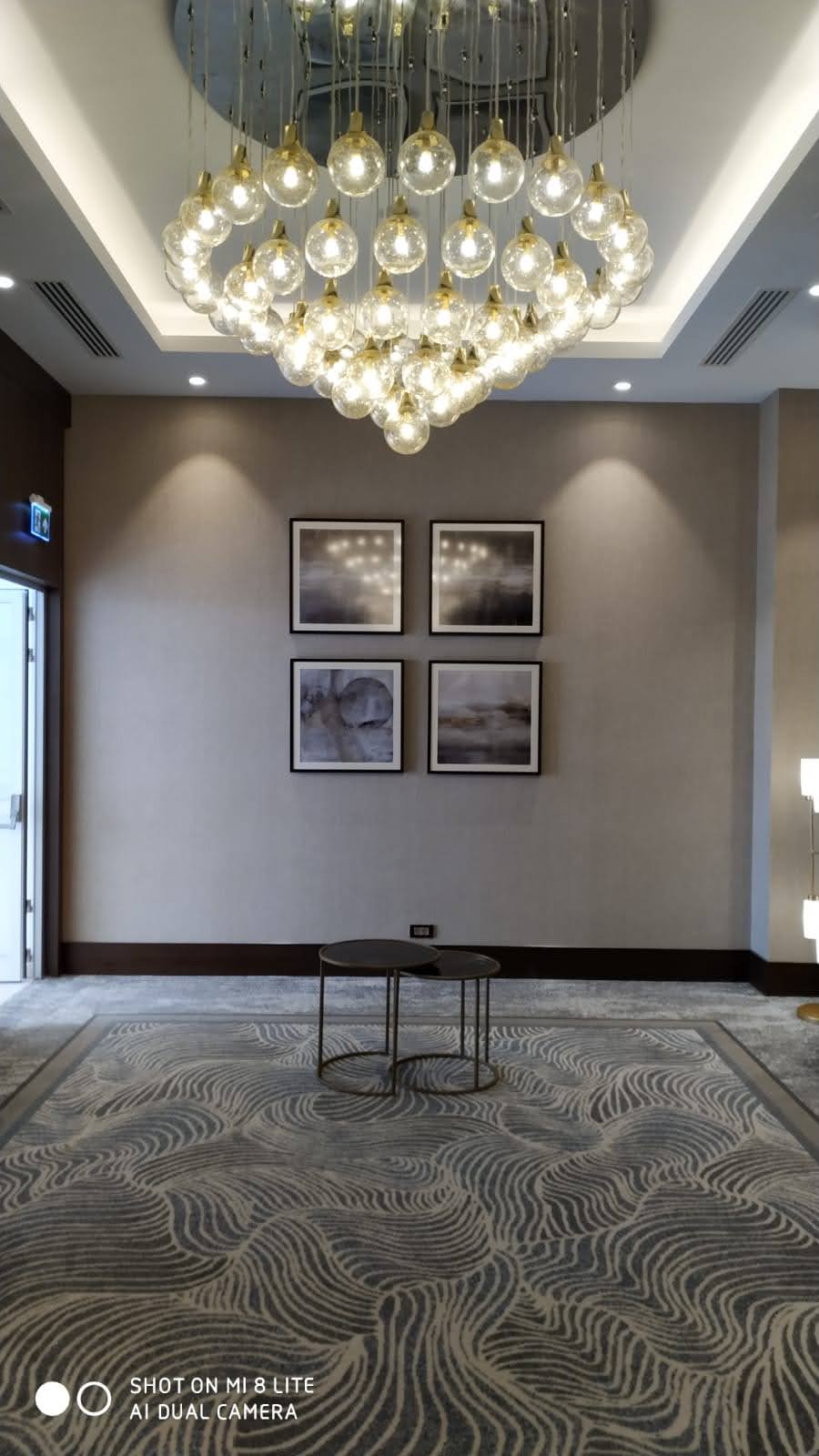 Ballroom foyer paintings