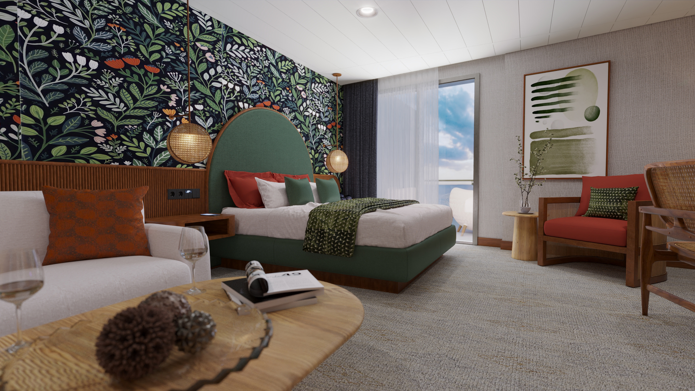 Cruise Ship Aile Suiti Tasarımı 2024 extra 5