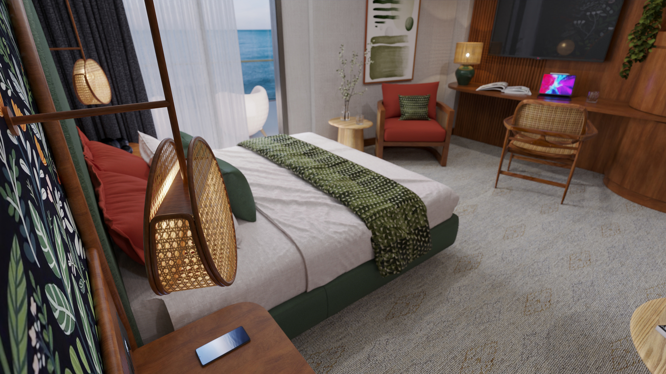 Cruise Ship Aile Suiti Tasarımı 2024 extra 0