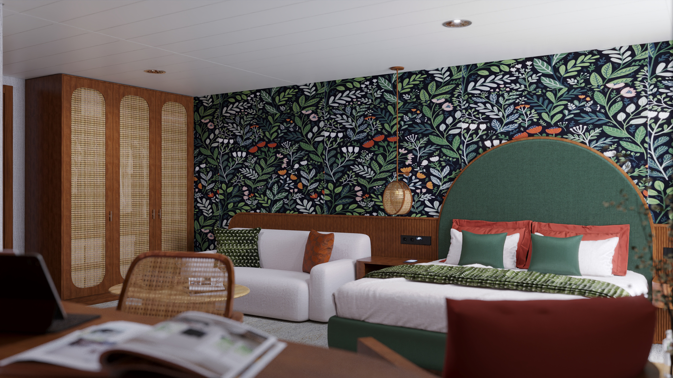 Cruise Ship Aile Suiti Tasarımı 2024 2
